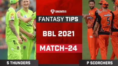 Photo of BBL 2021/22, Match 24: THU vs SCO Dream11 Prediction,  Playing 11,Report Pitch  and Update Injury