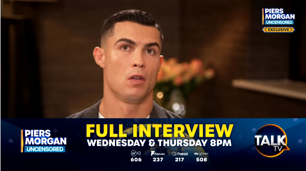 Photo of Cristiano Ronaldo Speaks To Piers Morgan About Losing His Son
